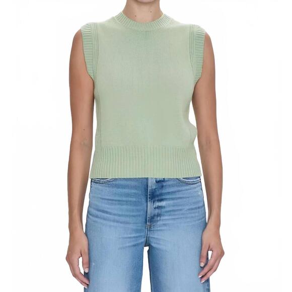 NEW PISTOLA leandra sweater vest in pistachio